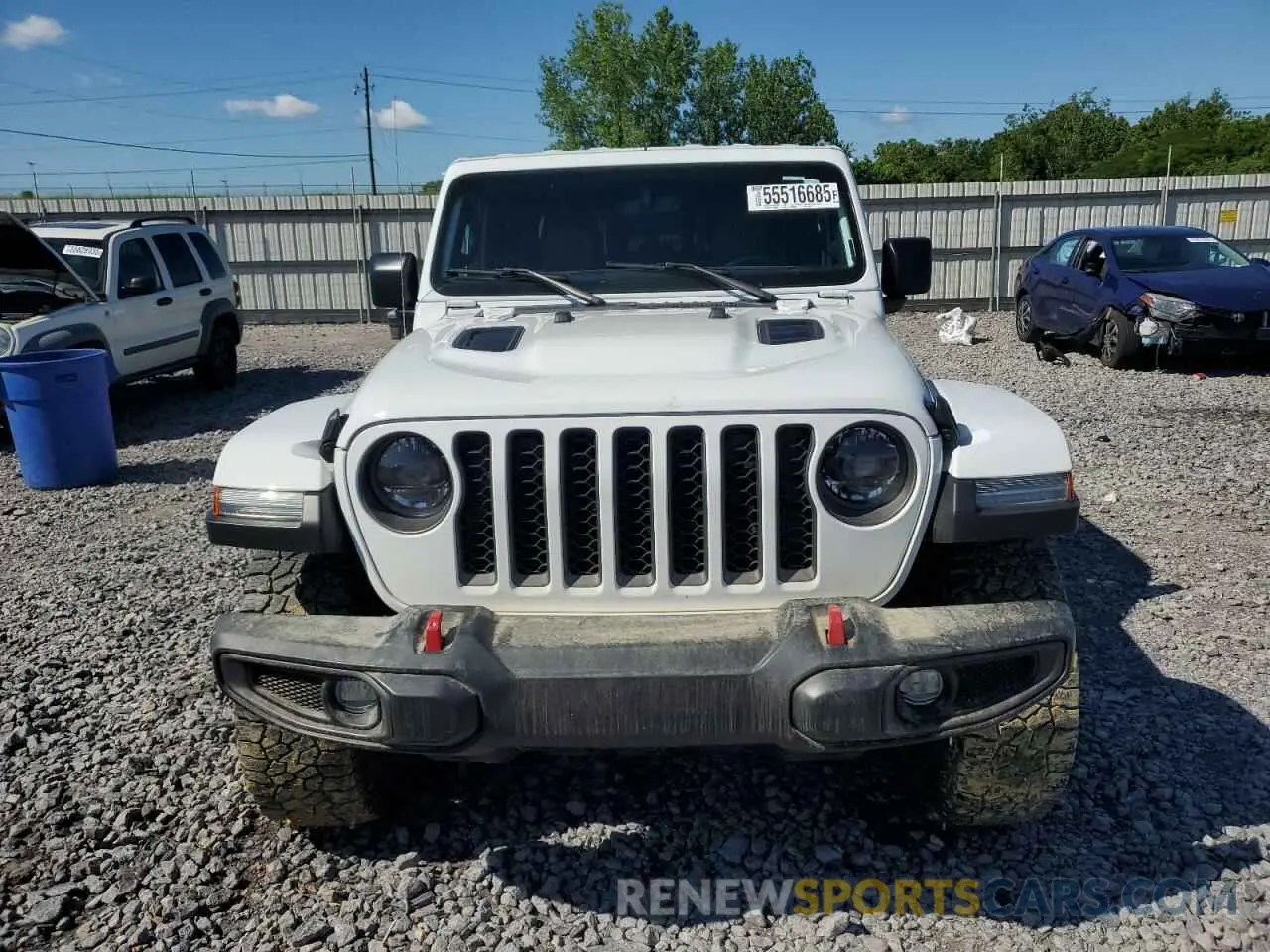 5 Photograph of a damaged car 1C6JJTBG9PL546437 JEEP GLADIATOR 2023