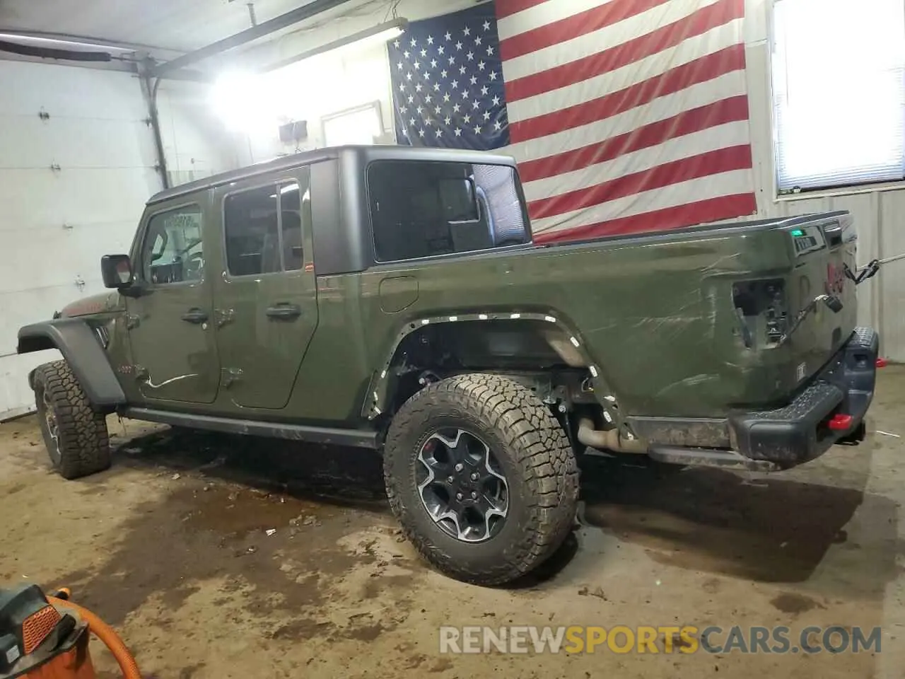 2 Photograph of a damaged car 1C6JJTBG9PL568552 JEEP GLADIATOR 2023