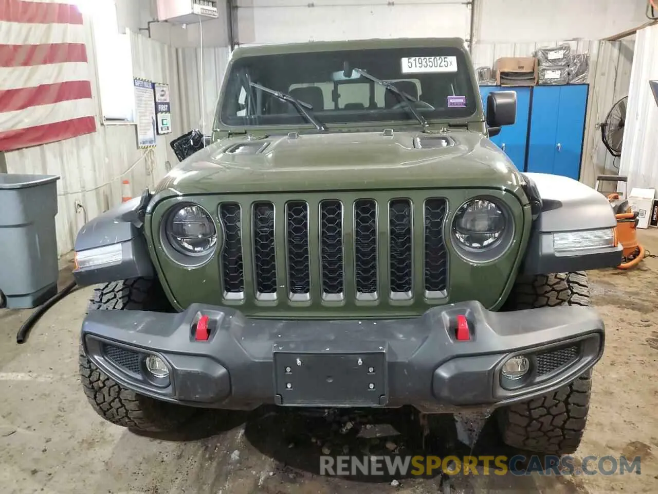 5 Photograph of a damaged car 1C6JJTBG9PL568552 JEEP GLADIATOR 2023