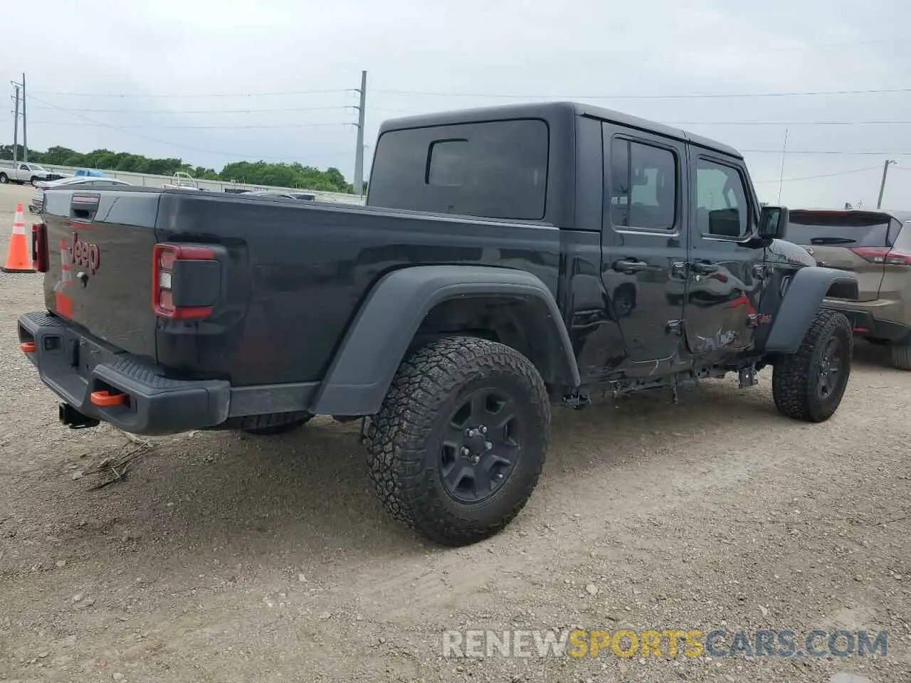 3 Photograph of a damaged car 1C6JJTEG0PL568435 JEEP GLADIATOR 2023