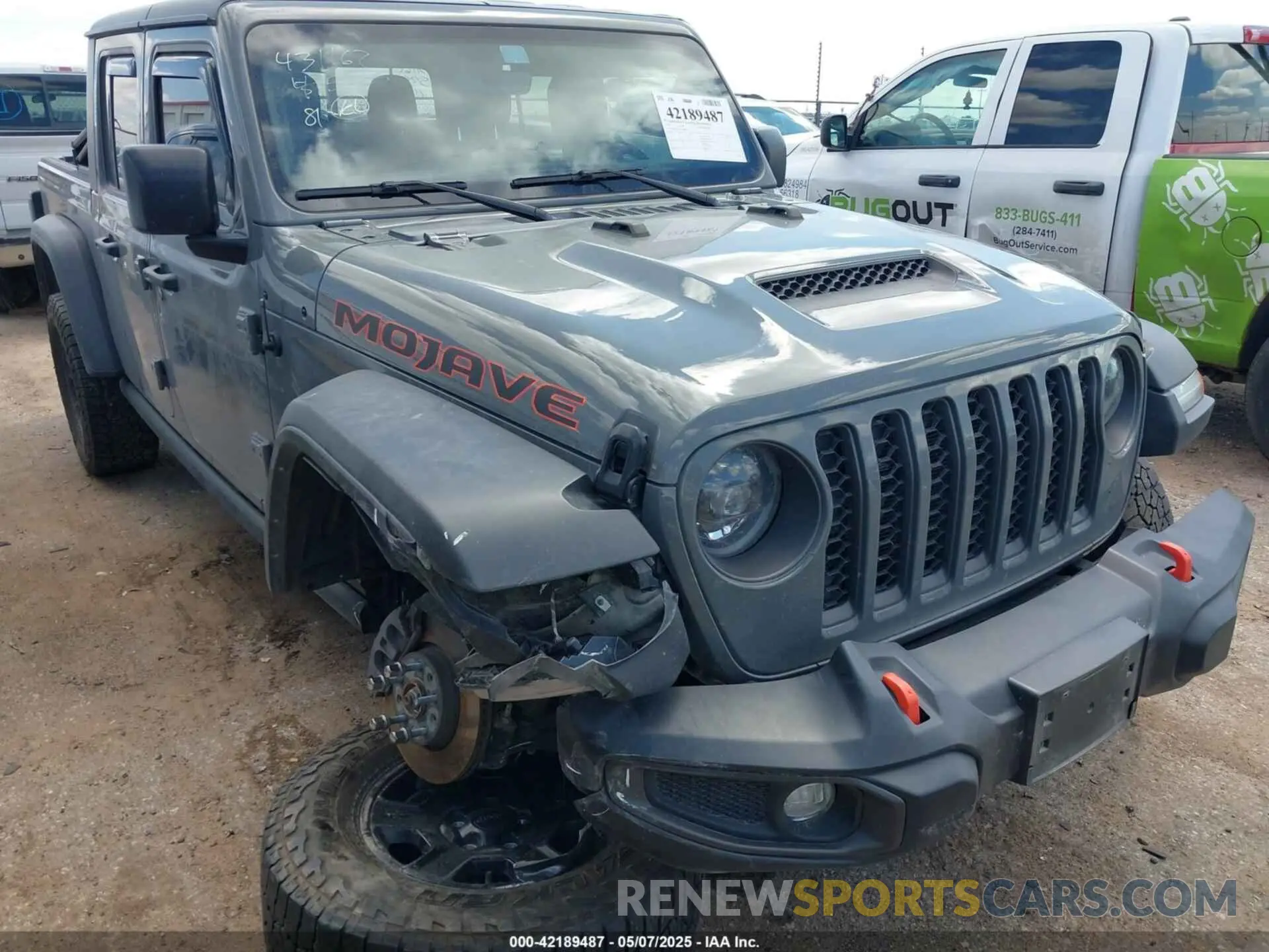 1 Photograph of a damaged car 1C6JJTEG2PL561809 JEEP GLADIATOR 2023