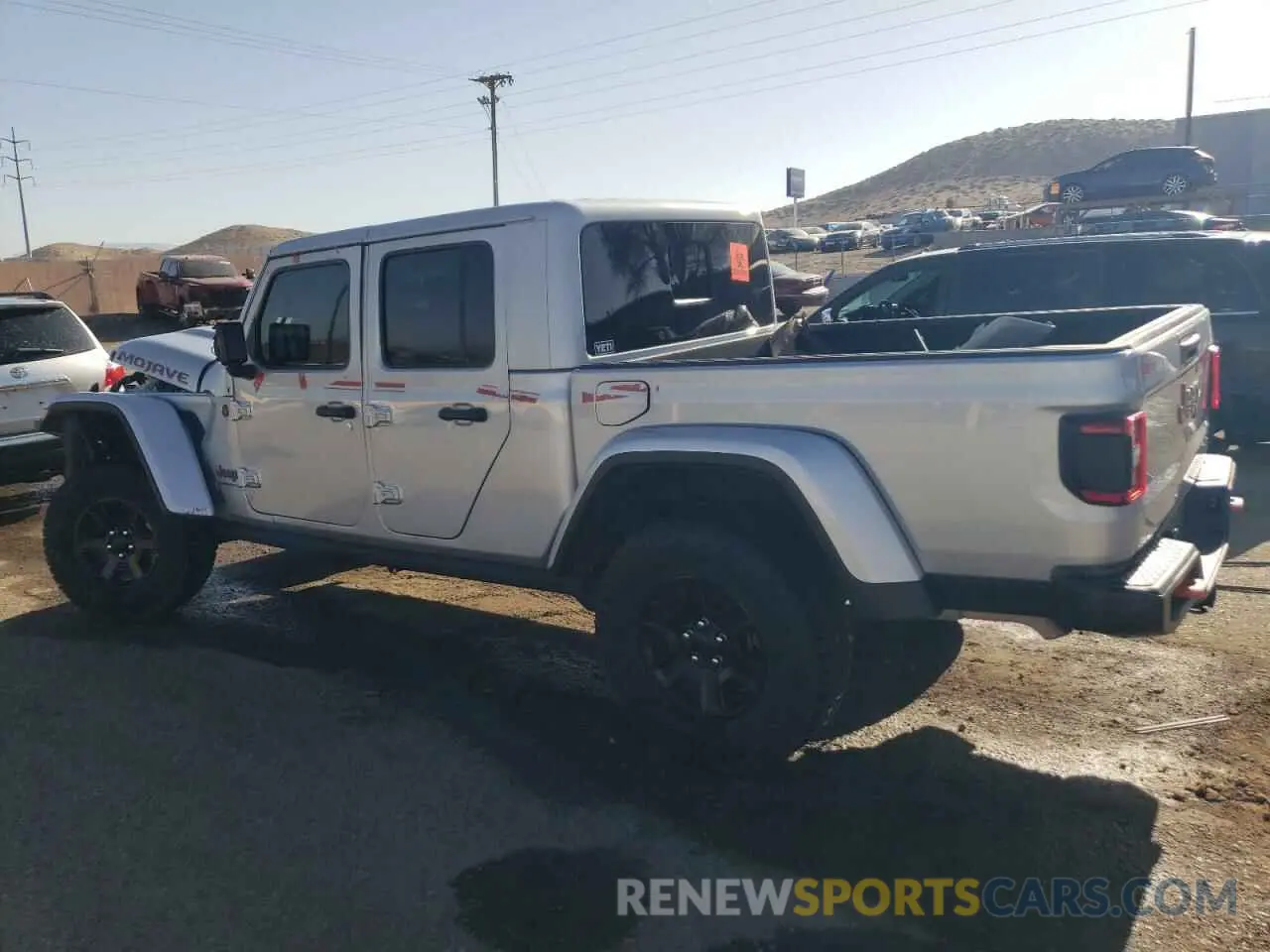 2 Photograph of a damaged car 1C6JJTEG9PL587727 JEEP GLADIATOR 2023