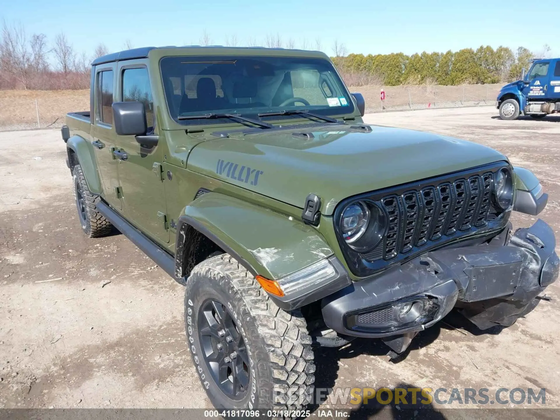 1 Photograph of a damaged car 1C6HJTAG0RL101619 JEEP GLADIATOR 2024