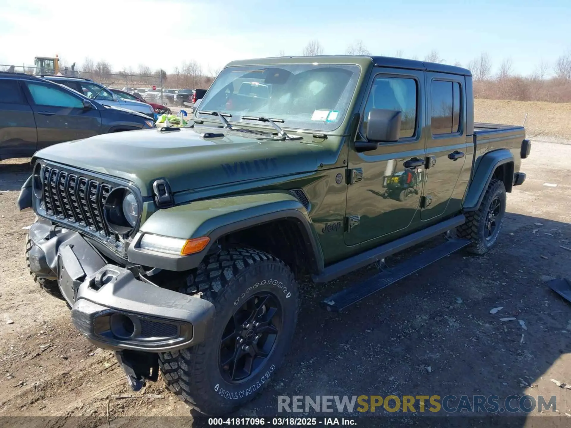 2 Photograph of a damaged car 1C6HJTAG0RL101619 JEEP GLADIATOR 2024