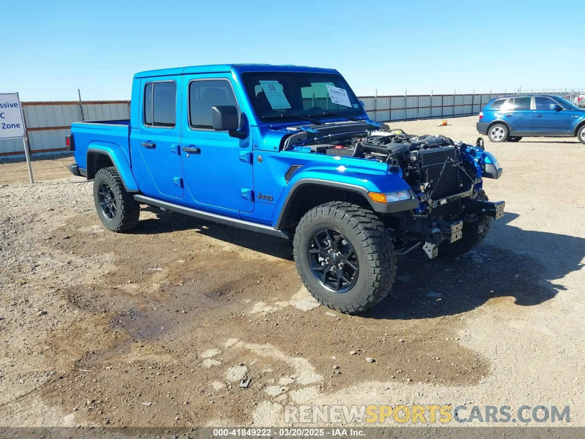1 Photograph of a damaged car 1C6HJTAG0RL123040 JEEP GLADIATOR 2024