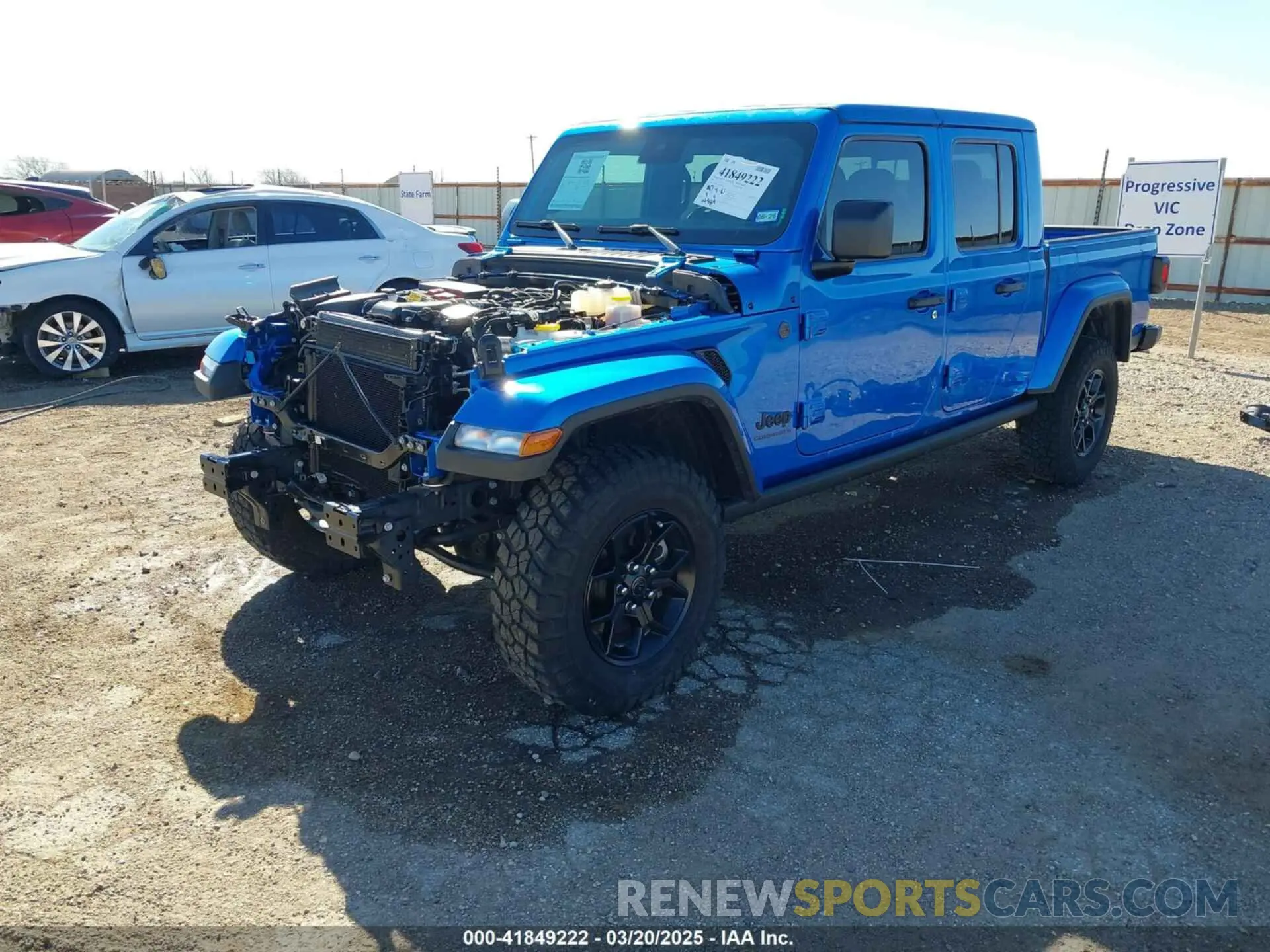 2 Photograph of a damaged car 1C6HJTAG0RL123040 JEEP GLADIATOR 2024