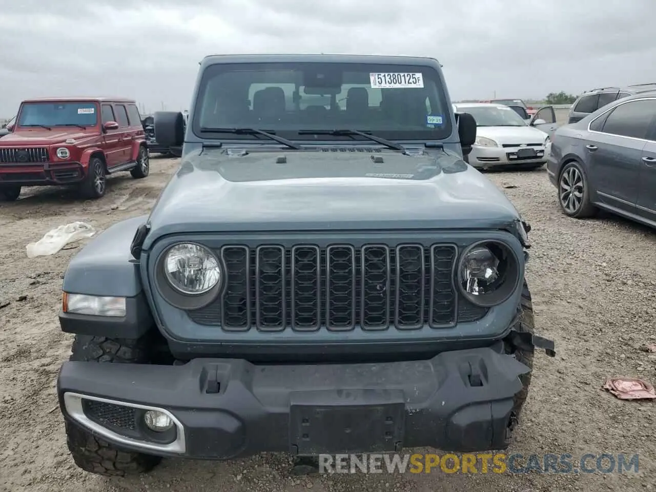5 Photograph of a damaged car 1C6HJTAG1RL131910 JEEP GLADIATOR 2024