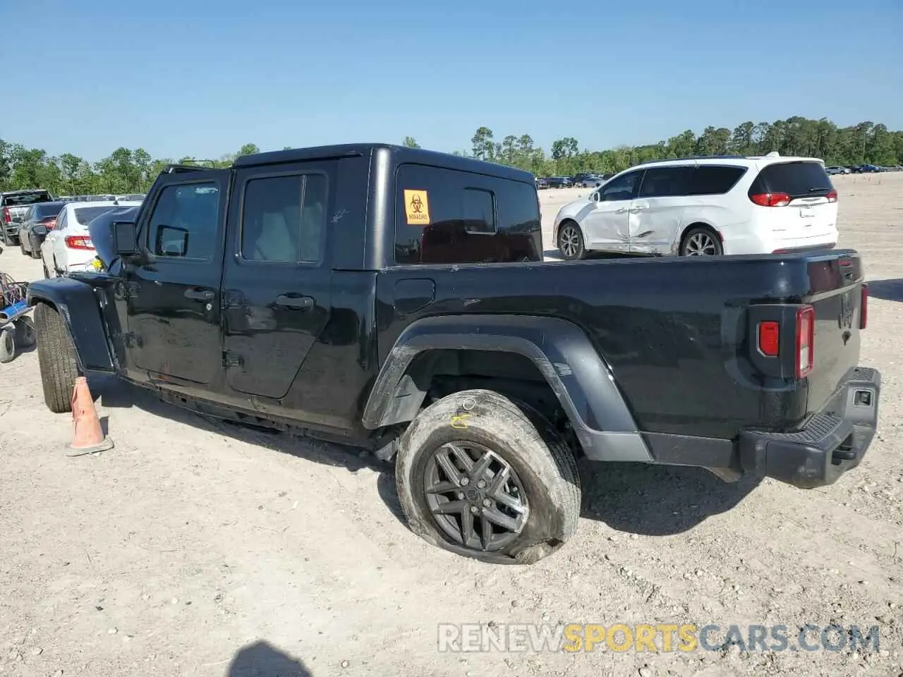 2 Photograph of a damaged car 1C6HJTAG4RL103597 JEEP GLADIATOR 2024