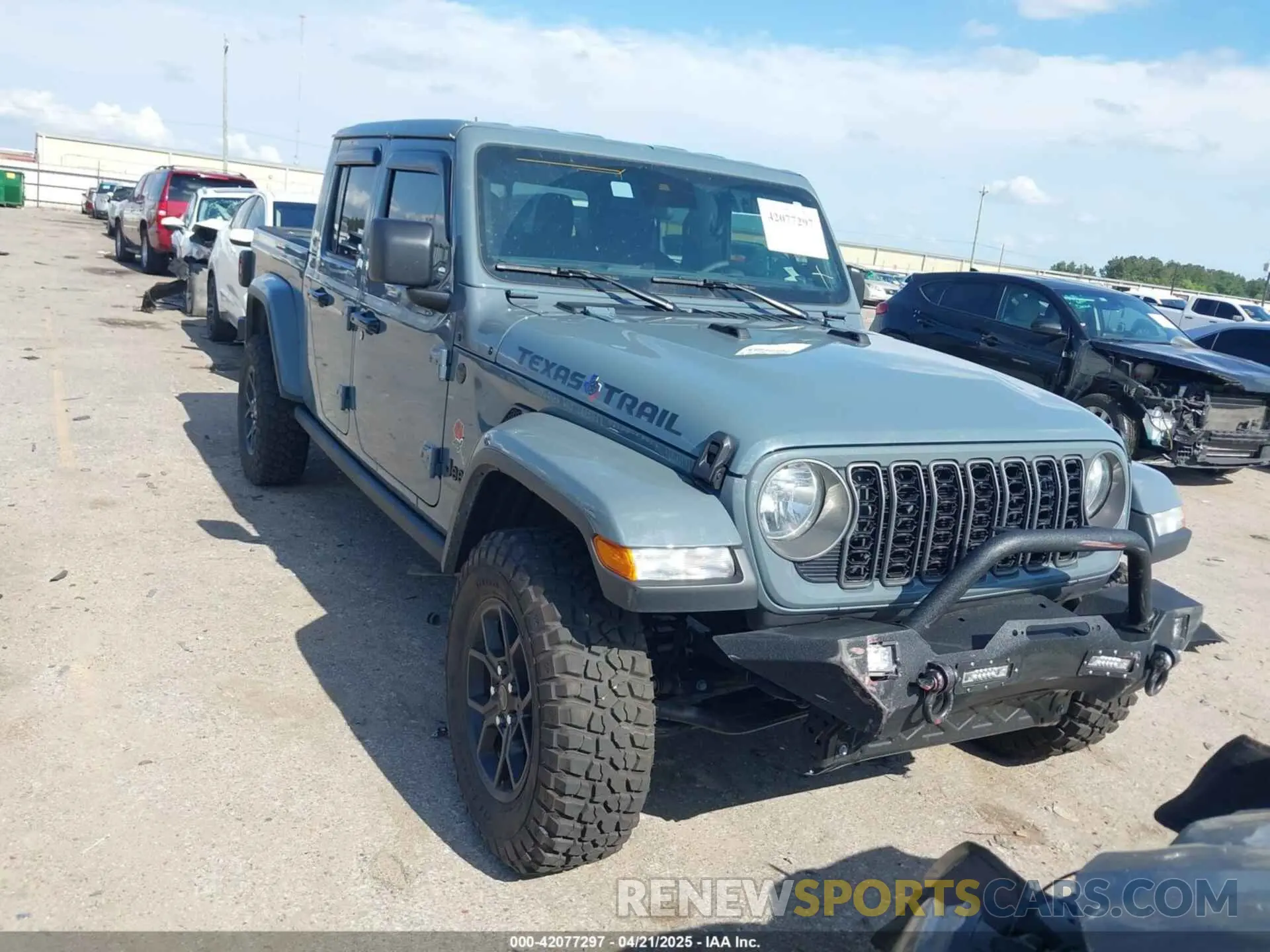1 Photograph of a damaged car 1C6HJTAG4RL133974 JEEP GLADIATOR 2024