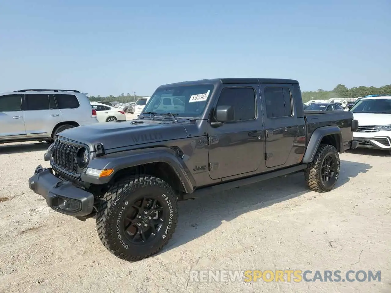 1 Photograph of a damaged car 1C6HJTAG6RL107893 JEEP GLADIATOR 2024