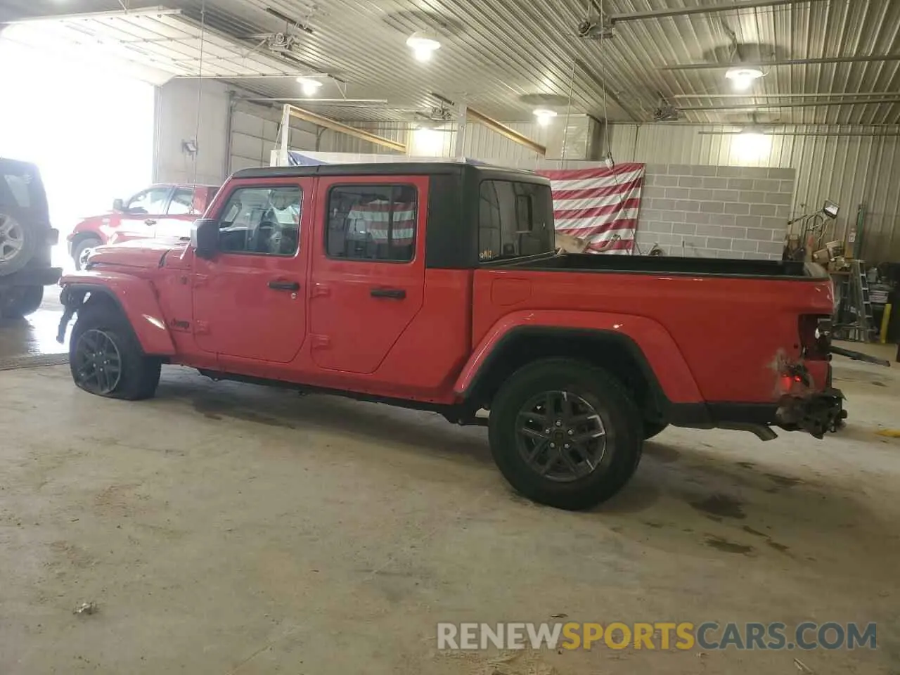 2 Photograph of a damaged car 1C6HJTAG7RL100645 JEEP GLADIATOR 2024