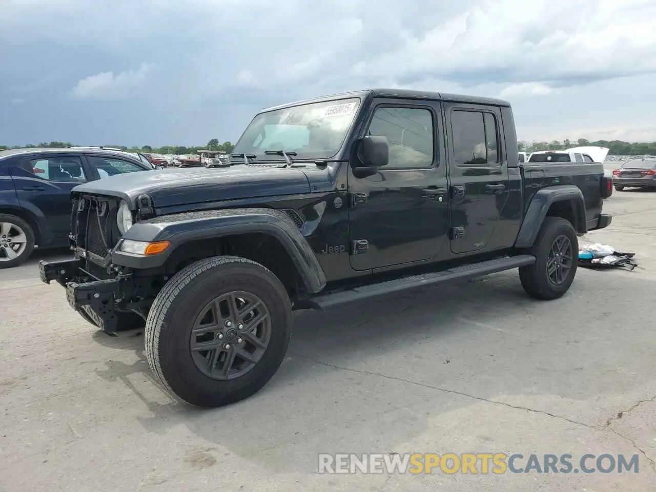 1 Photograph of a damaged car 1C6HJTAG7RL120930 JEEP GLADIATOR 2024