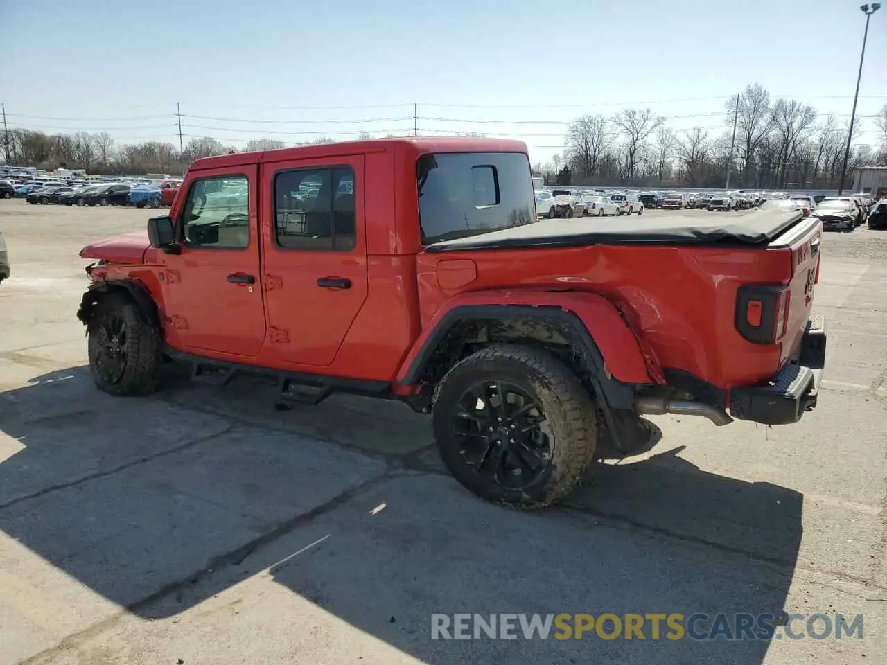 2 Photograph of a damaged car 1C6HJTAGXRL131534 JEEP GLADIATOR 2024