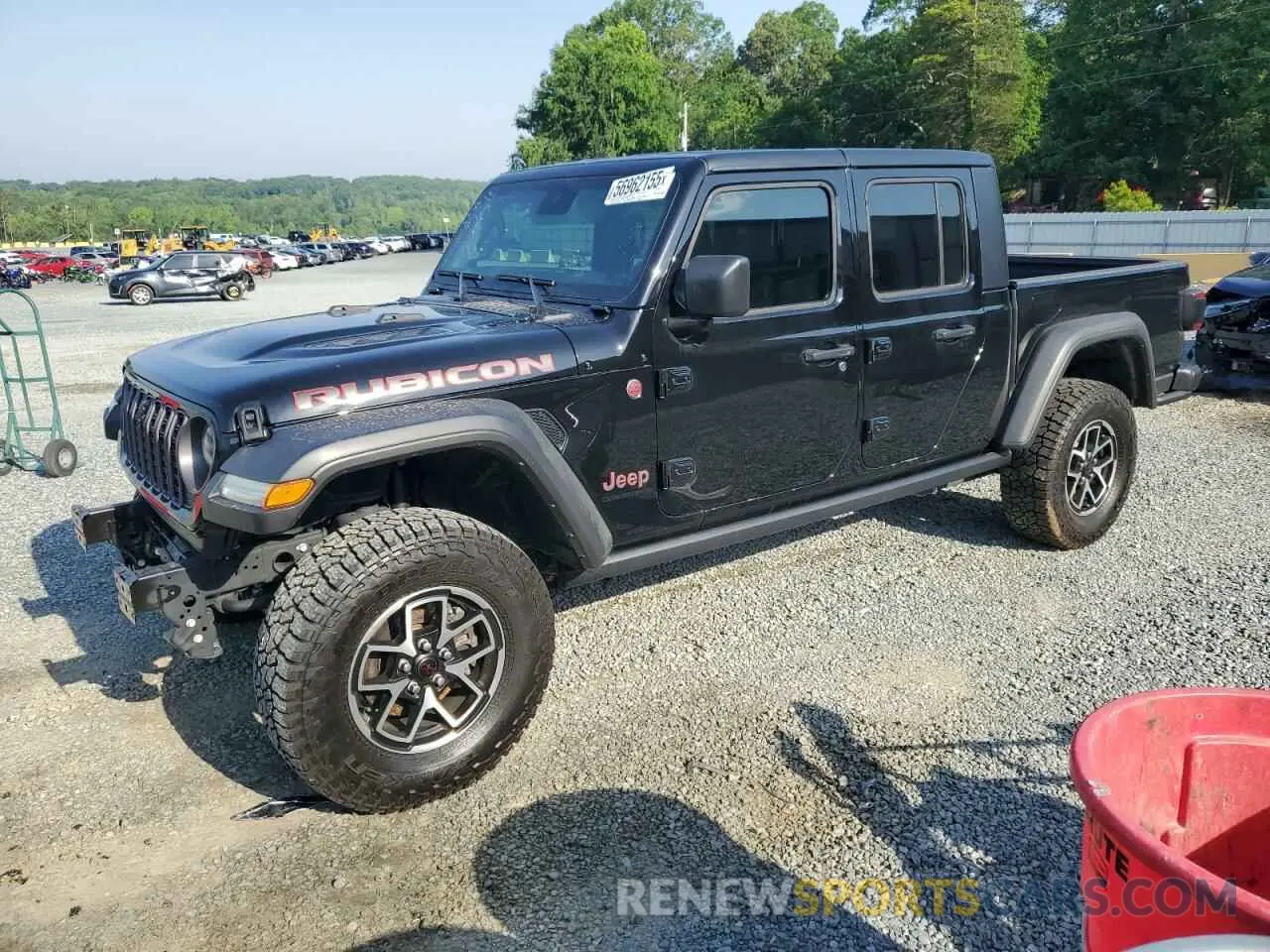 1 Photograph of a damaged car 1C6JJTBG3RL104773 JEEP GLADIATOR 2024