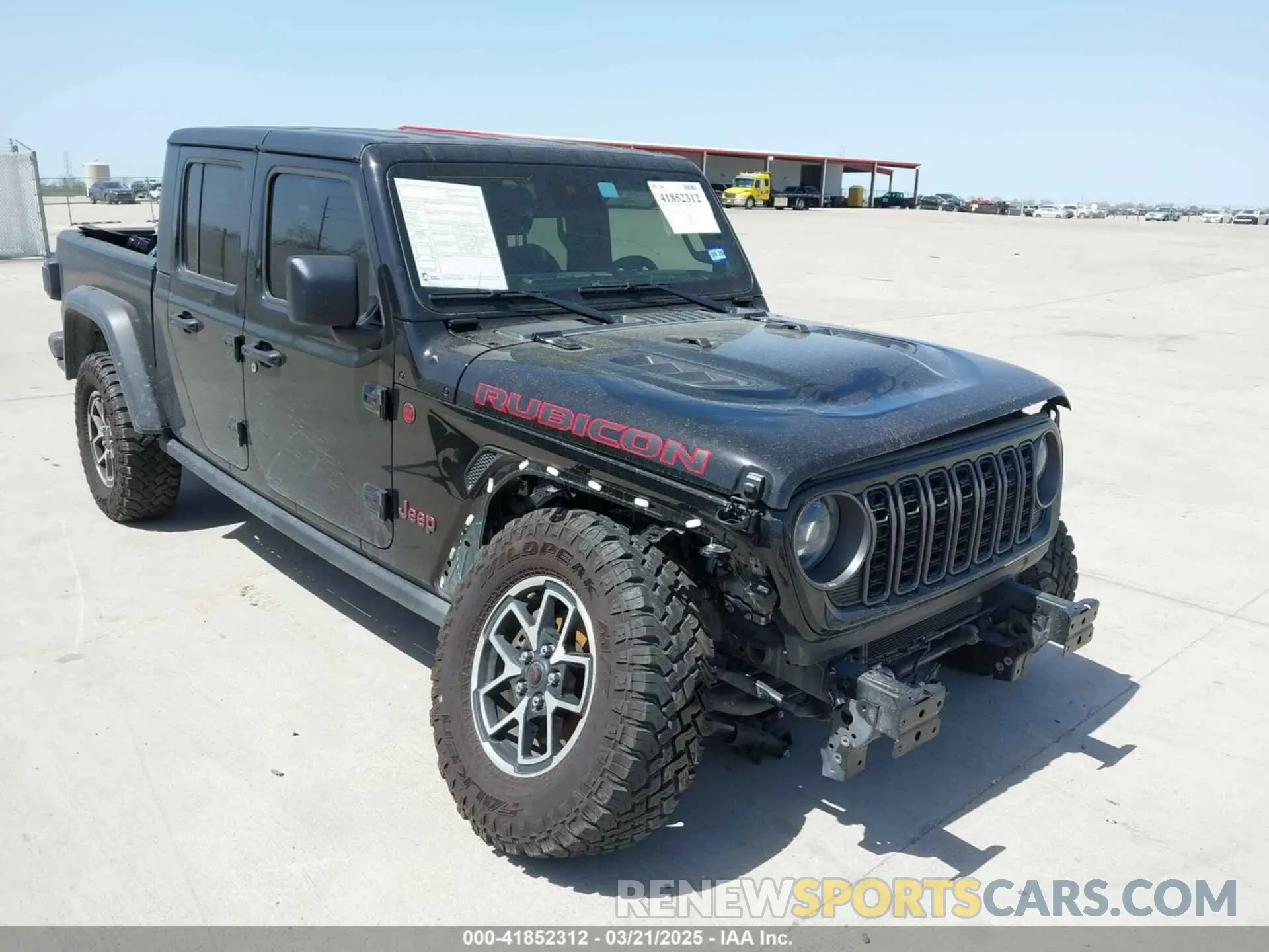 1 Photograph of a damaged car 1C6JJTBG5RL114723 JEEP GLADIATOR 2024