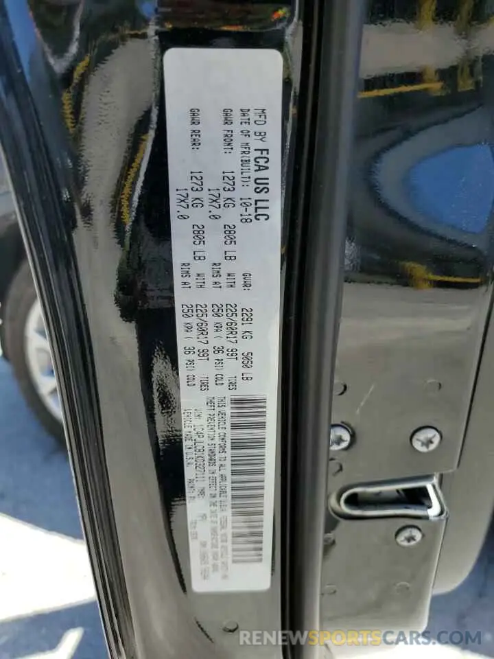 14 Photograph of a damaged car 1C4PJLCB1KD327111 JEEP GRAND CHER 2019