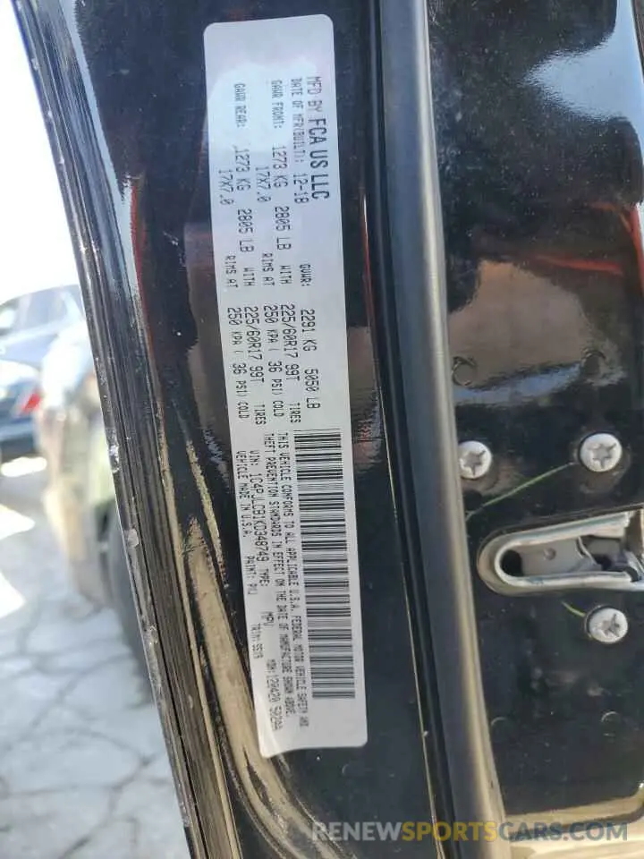 13 Photograph of a damaged car 1C4PJLCB1KD348749 JEEP GRAND CHER 2019