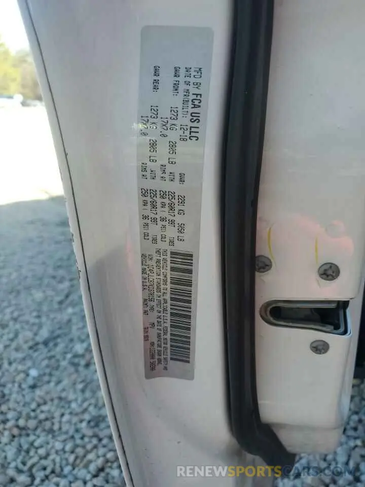 15 Photograph of a damaged car 1C4PJLCB7KD370156 JEEP GRAND CHER 2019
