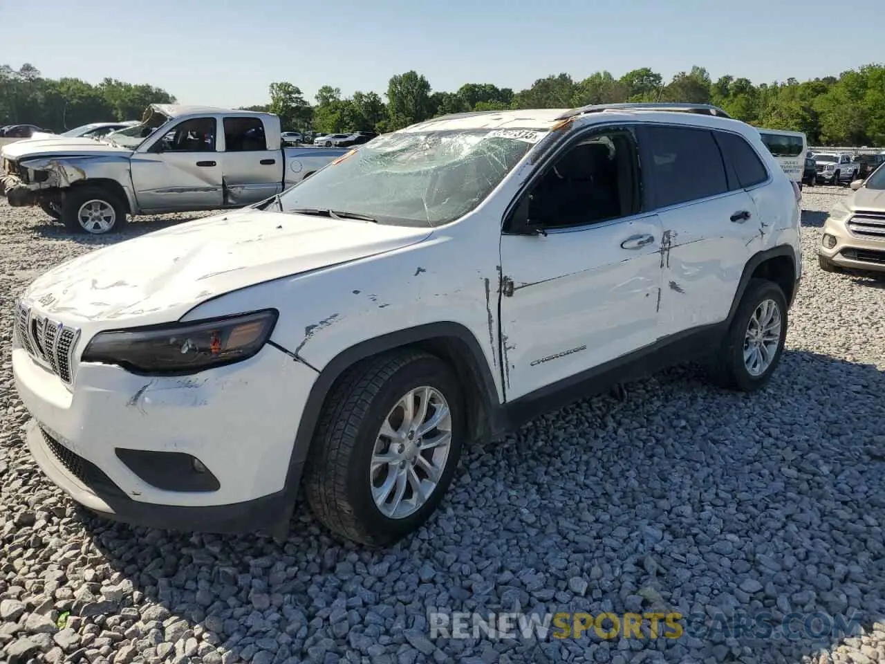 1 Photograph of a damaged car 1C4PJLCB7KD474436 JEEP GRAND CHER 2019