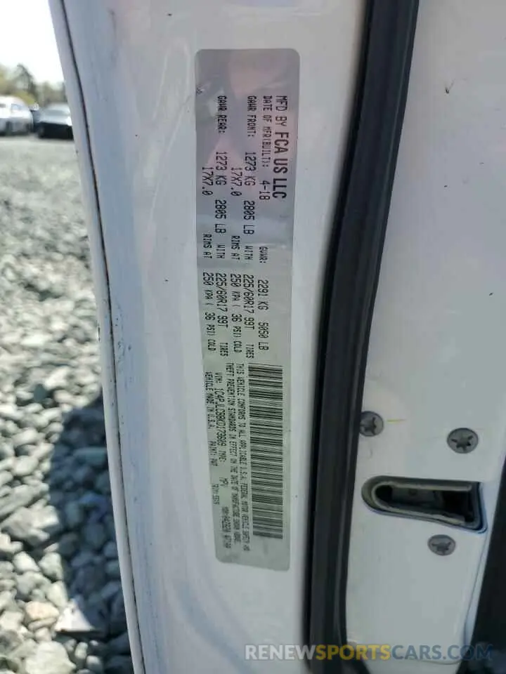 13 Photograph of a damaged car 1C4PJLCB8KD173609 JEEP GRAND CHER 2019