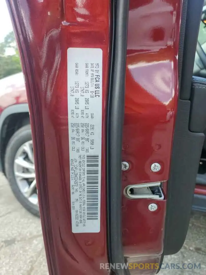 13 Photograph of a damaged car 1C4PJLCBXKD242672 JEEP GRAND CHER 2019