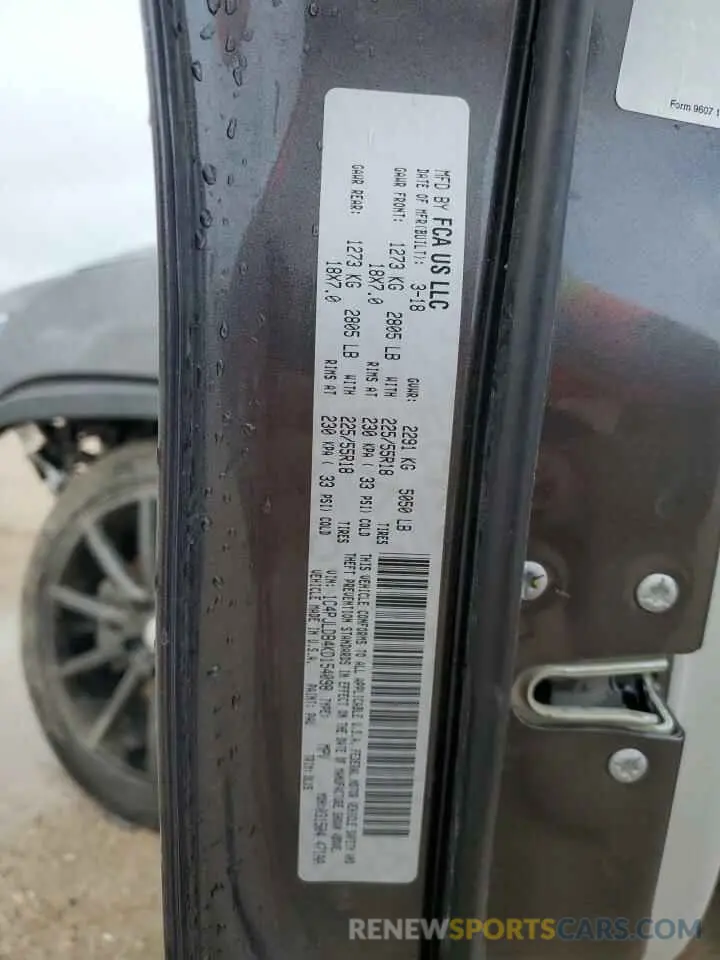 13 Photograph of a damaged car 1C4PJLDB4KD154098 JEEP GRAND CHER 2019