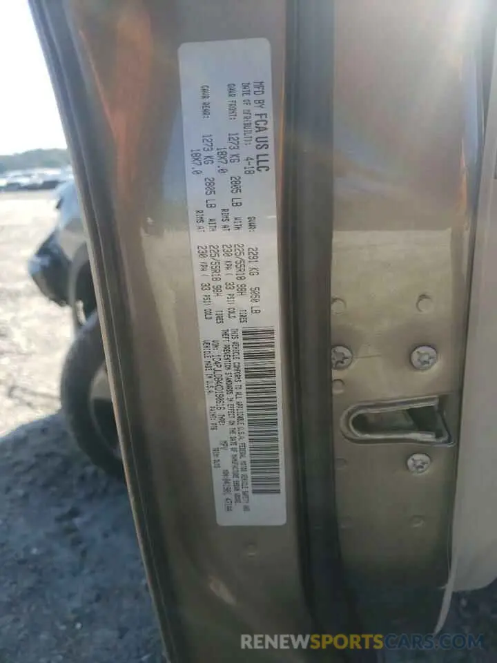 13 Photograph of a damaged car 1C4PJLDB4KD190616 JEEP GRAND CHER 2019