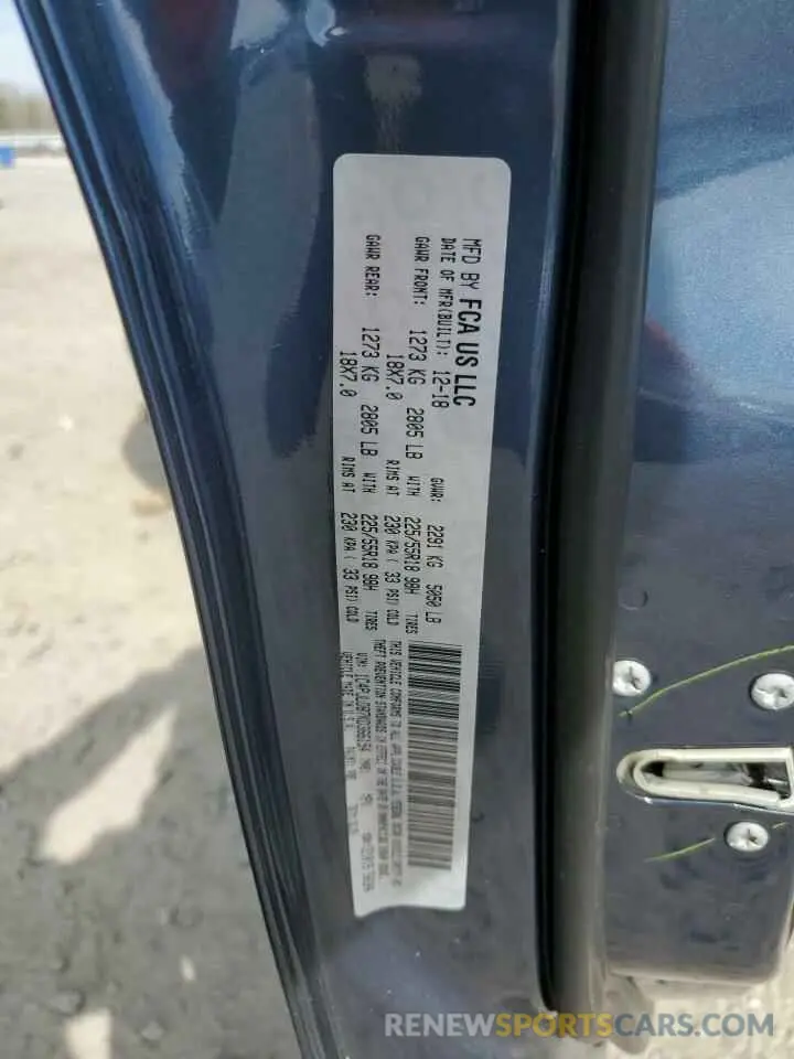 15 Photograph of a damaged car 1C4PJLDB7KD366154 JEEP GRAND CHER 2019