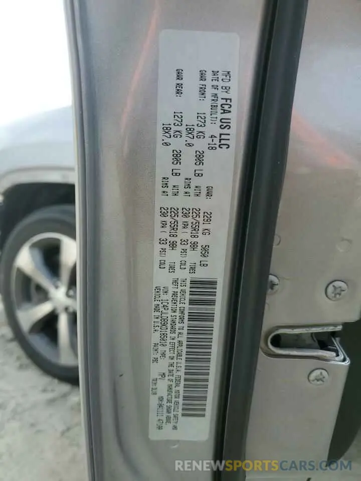 13 Photograph of a damaged car 1C4PJLDB9KD185010 JEEP GRAND CHER 2019