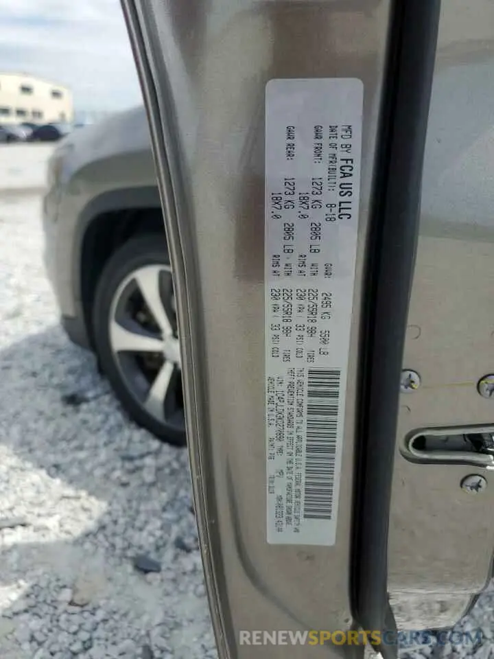 13 Photograph of a damaged car 1C4PJLDX3KD270890 JEEP GRAND CHER 2019