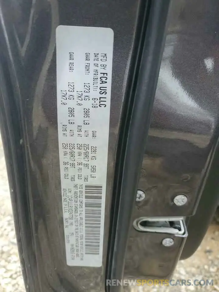 15 Photograph of a damaged car 1C4PJLLB1KD247758 JEEP GRAND CHER 2019