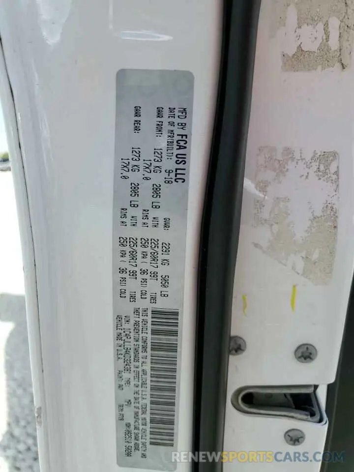 13 Photograph of a damaged car 1C4PJLLB4KD324381 JEEP GRAND CHER 2019