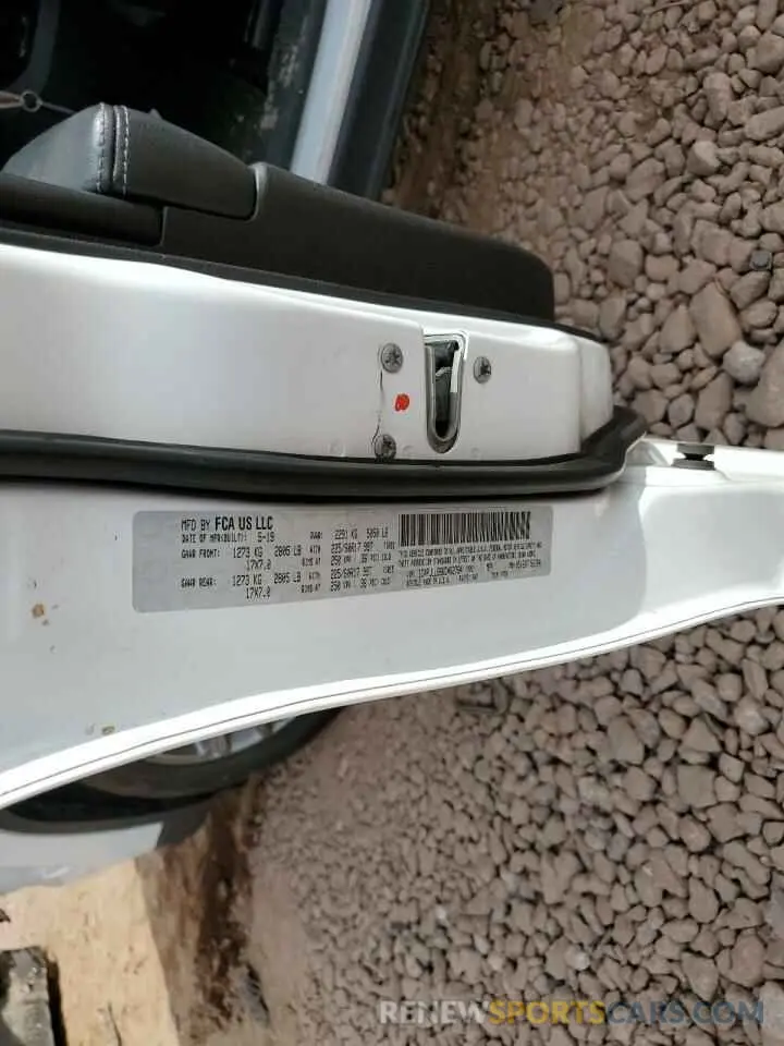 13 Photograph of a damaged car 1C4PJLLB6KD462794 JEEP GRAND CHER 2019