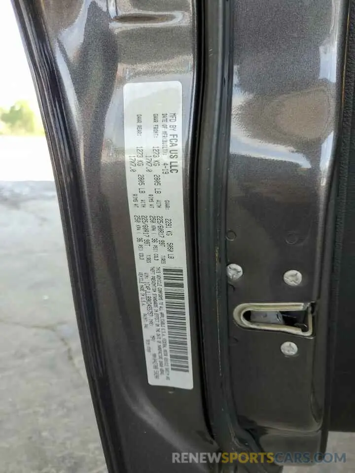 13 Photograph of a damaged car 1C4PJLLB9KD455757 JEEP GRAND CHER 2019