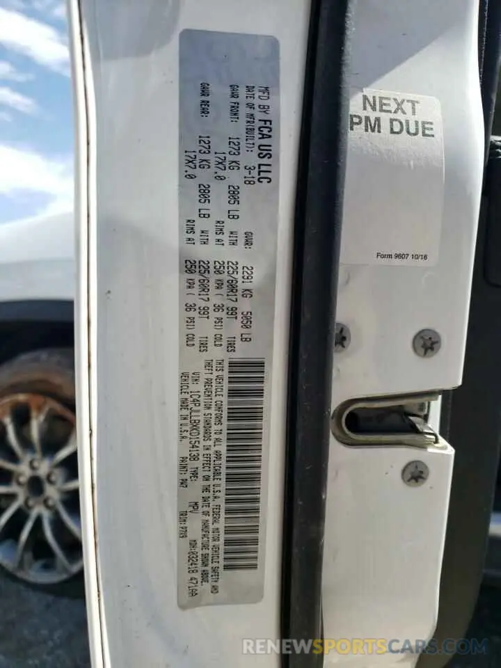 13 Photograph of a damaged car 1C4PJLLBXKD154138 JEEP GRAND CHER 2019