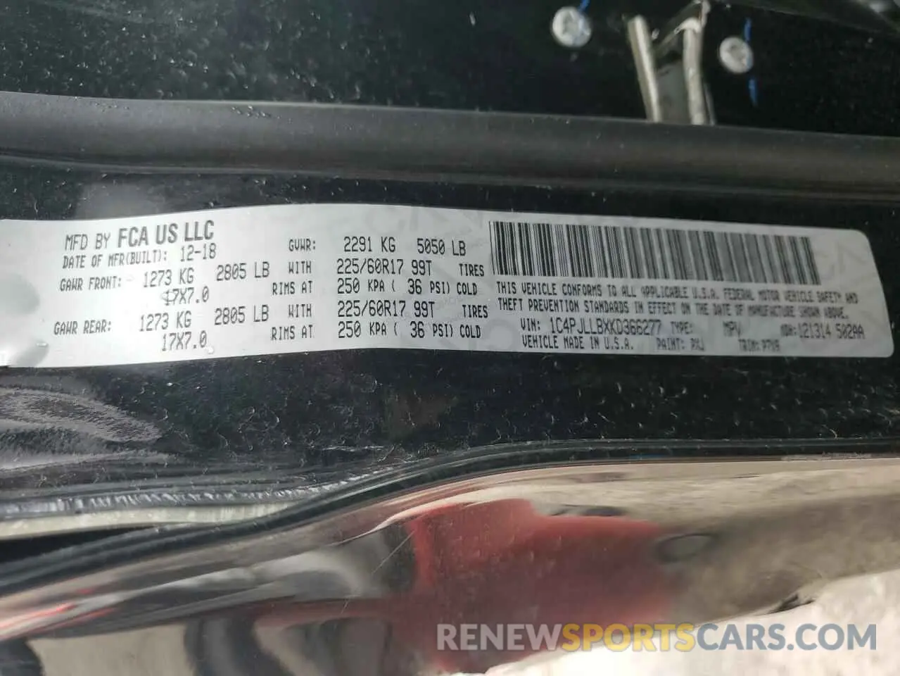 14 Photograph of a damaged car 1C4PJLLBXKD366277 JEEP GRAND CHER 2019