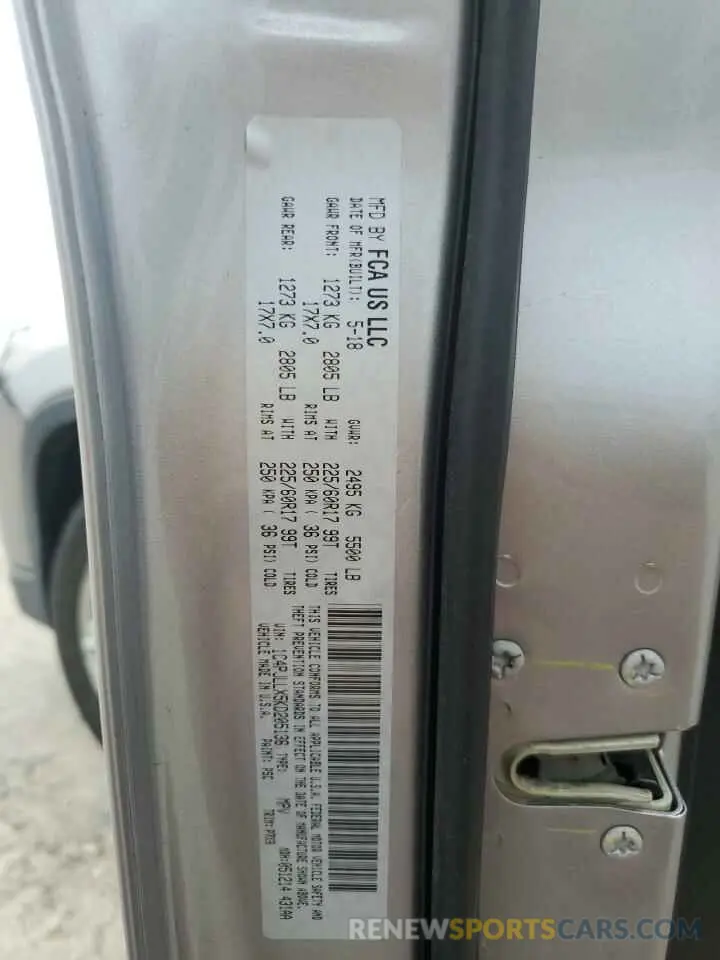 13 Photograph of a damaged car 1C4PJLLX5KD205136 JEEP GRAND CHER 2019