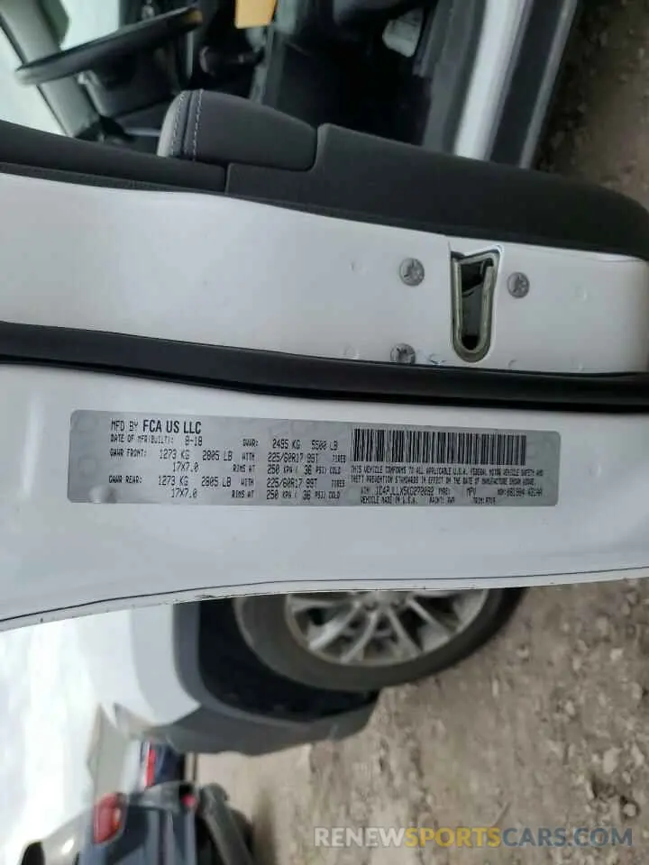 13 Photograph of a damaged car 1C4PJLLX5KD272092 JEEP GRAND CHER 2019