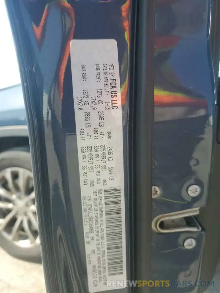 15 Photograph of a damaged car 1C4PJLLX6KD384089 JEEP GRAND CHER 2019