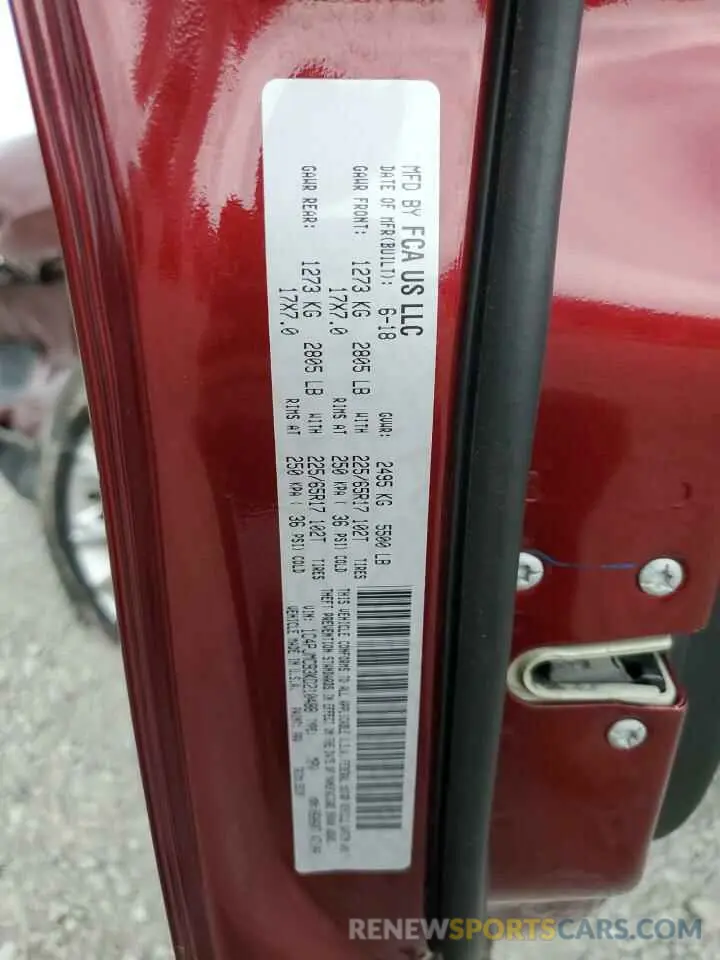 13 Photograph of a damaged car 1C4PJMCB3KD210488 JEEP GRAND CHER 2019
