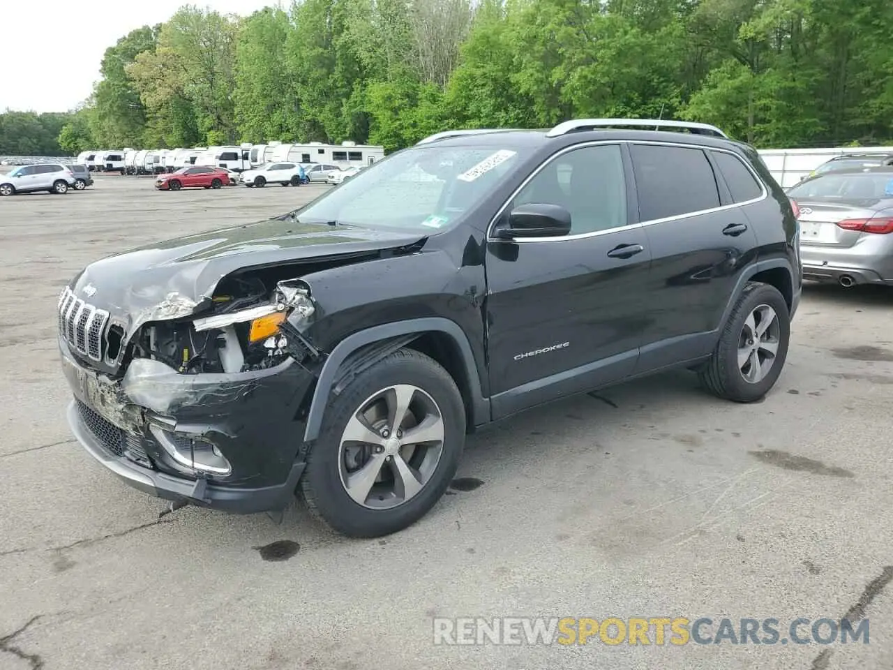 1 Photograph of a damaged car 1C4PJMDN1KD117445 JEEP GRAND CHER 2019