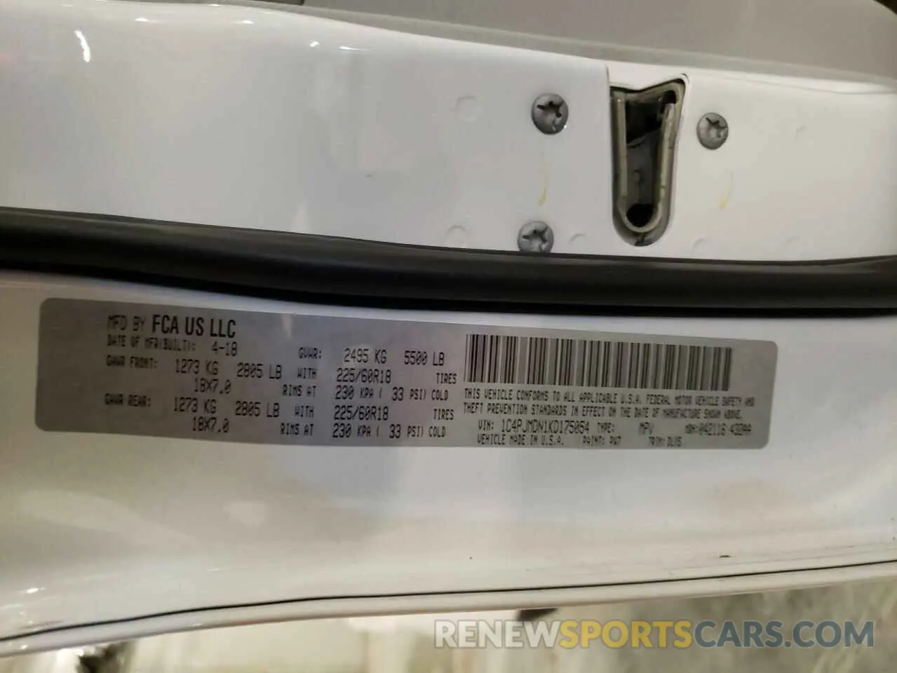 13 Photograph of a damaged car 1C4PJMDN1KD175054 JEEP GRAND CHER 2019