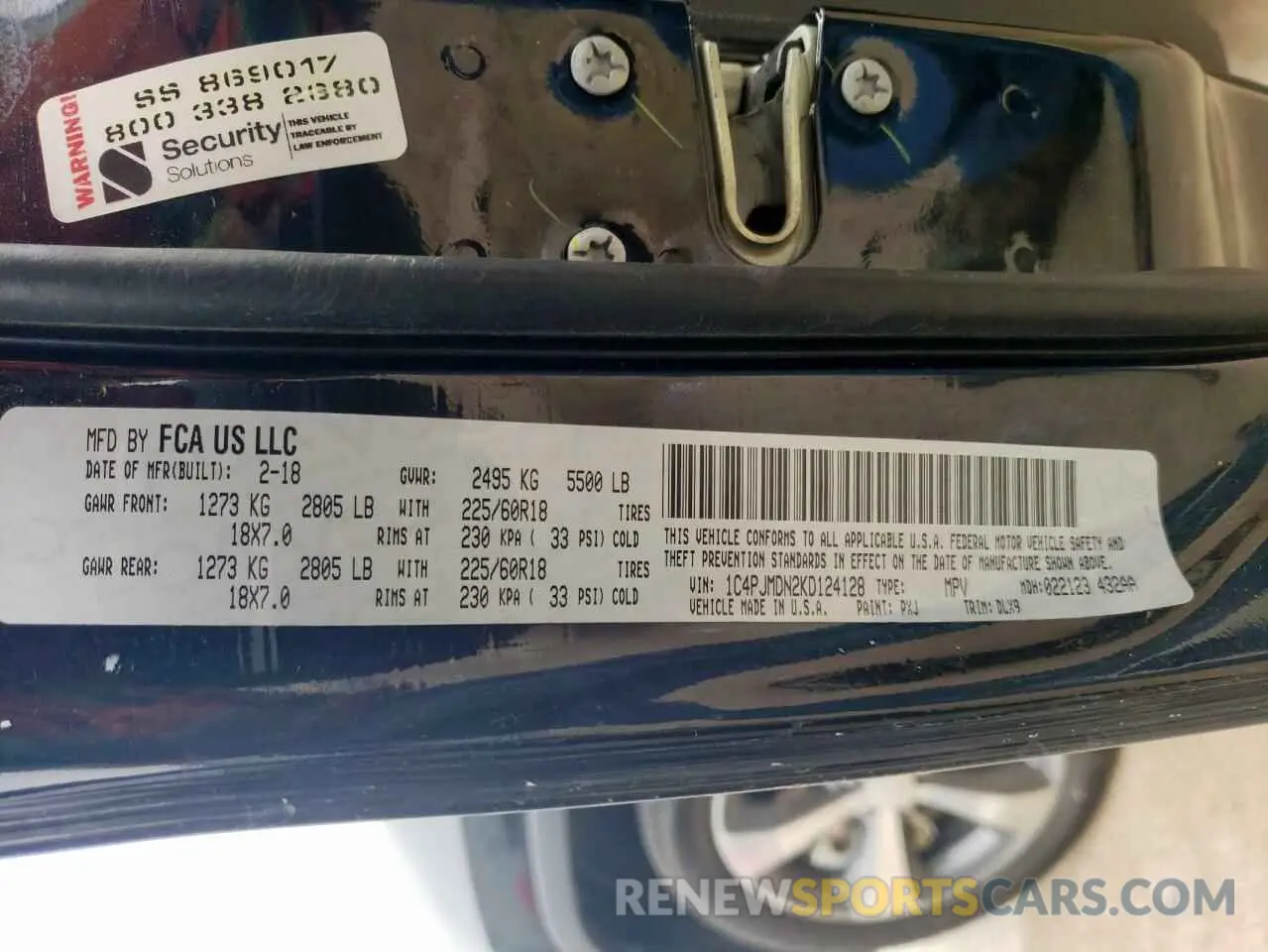 12 Photograph of a damaged car 1C4PJMDN2KD124128 JEEP GRAND CHER 2019