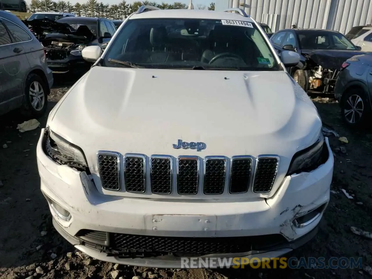 5 Photograph of a damaged car 1C4PJMDN5KD213109 JEEP GRAND CHER 2019