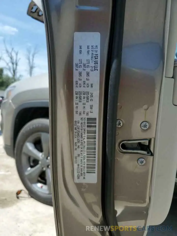 13 Photograph of a damaged car 1C4PJMDNXKD116701 JEEP GRAND CHER 2019
