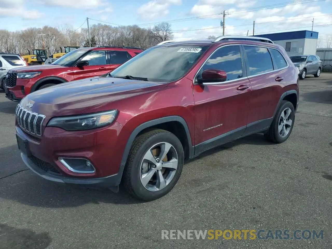 1 Photograph of a damaged car 1C4PJMDX0KD112108 JEEP GRAND CHER 2019