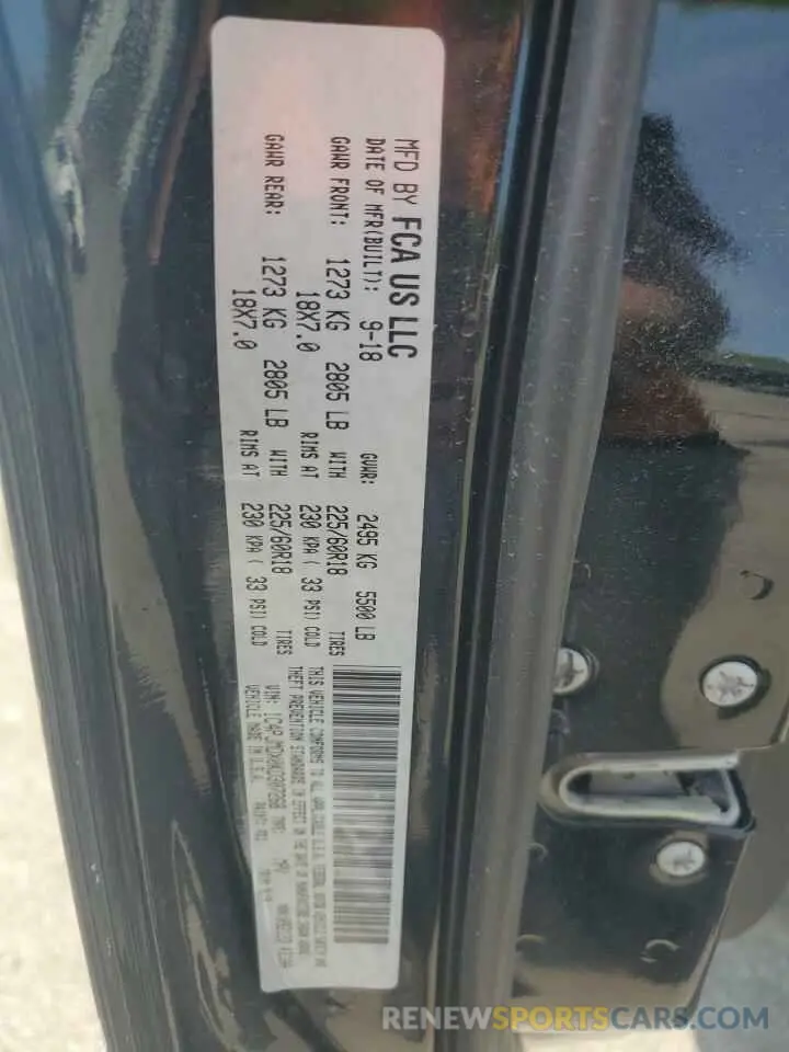 13 Photograph of a damaged car 1C4PJMDX0KD307268 JEEP GRAND CHER 2019