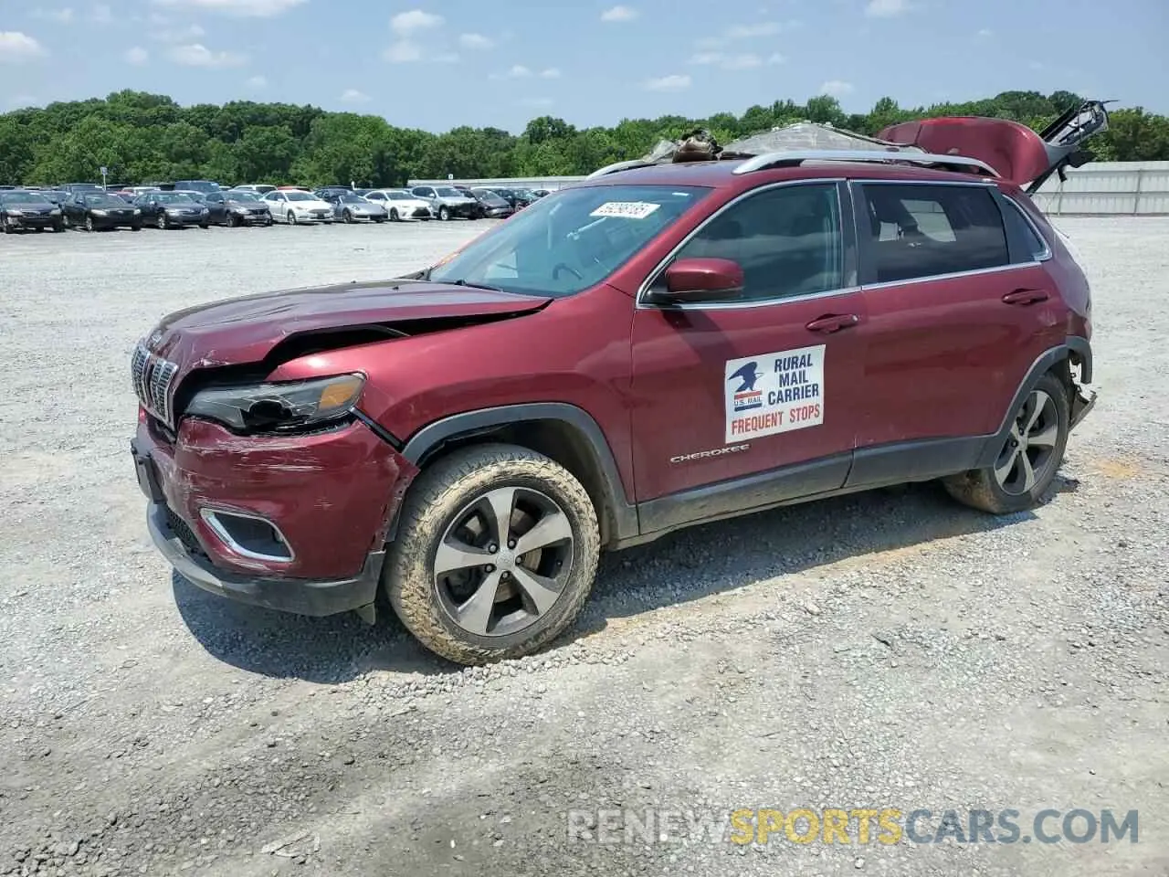 1 Photograph of a damaged car 1C4PJMDX1KD345303 JEEP GRAND CHER 2019