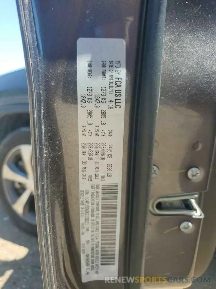 13 Photograph of a damaged car 1C4PJMDX2KD138211 JEEP GRAND CHER 2019