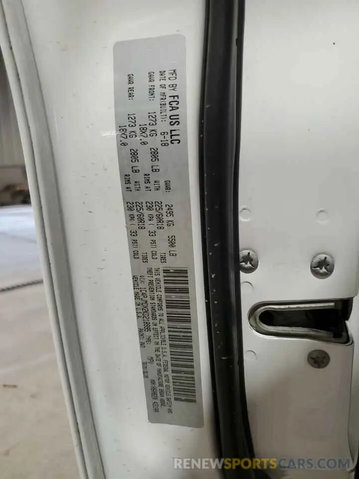 13 Photograph of a damaged car 1C4PJMDX2KD218995 JEEP GRAND CHER 2019